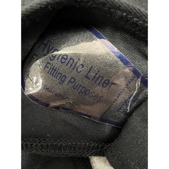 Good American Bodysuit Stretch Jersey U Ring Neck Snap Thong Gusset Sz 8 Black - Picture 6 of 9